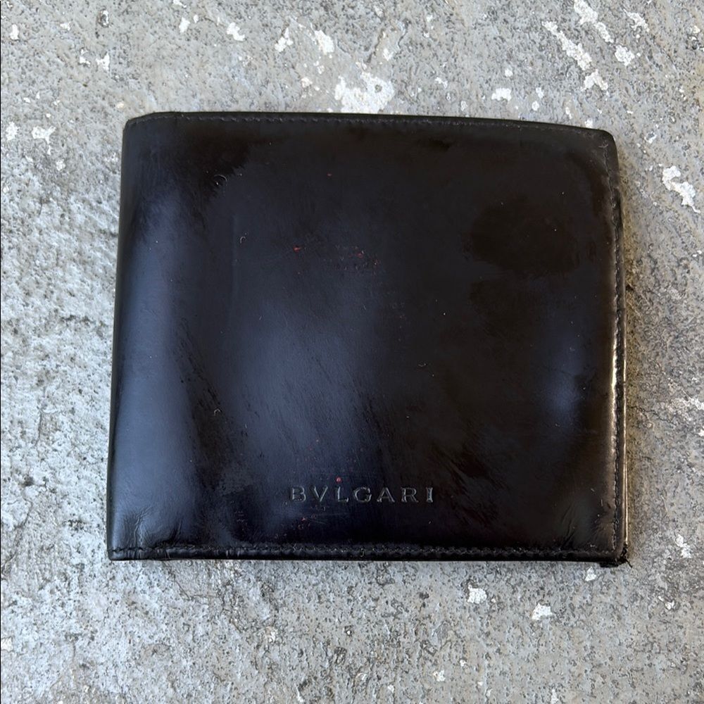 Bvlgari men’s bi fold wallet